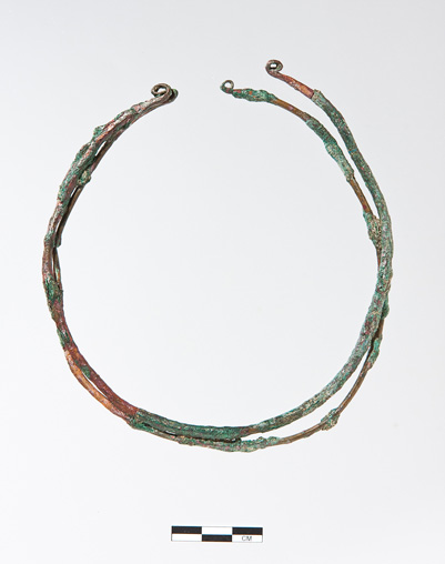 Pair of copper torcs from NW Building  Level IIIc